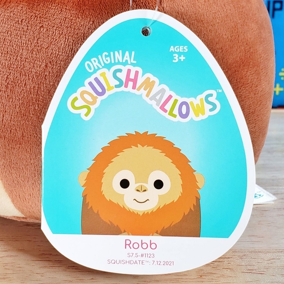 Squishmallow Robb the Orange Orangutan 7.5" UltraSoft Stuffed Plush Toy NWT - Picture 10 of 12